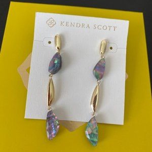 Earrings In Abalone Shell